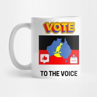 Vote Yes To The Voice Indigenous Voice To Parliament Mug